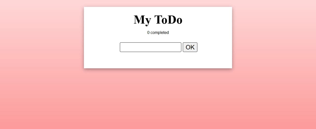 Architecture of Todo List